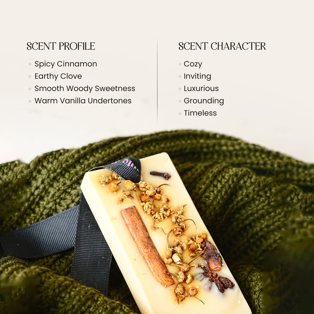 SpiceWhisper | Scented Cinnamon + Clove Wax Bar (Set of 2)