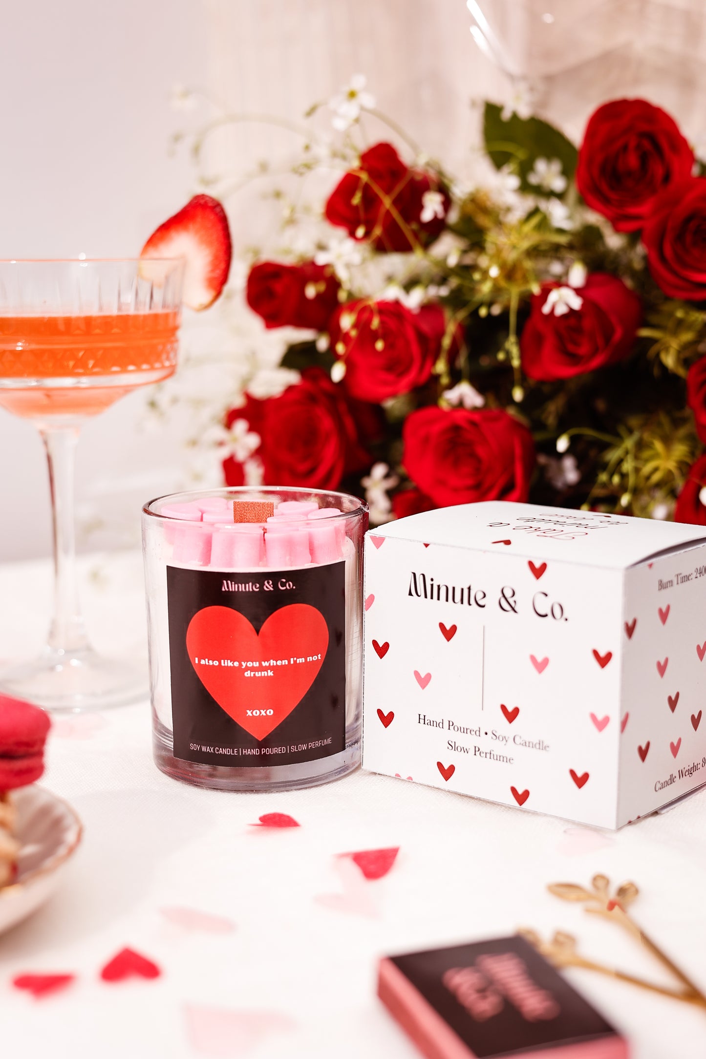 Heart Candle | Water Lily | I also like you when I'm not drunk