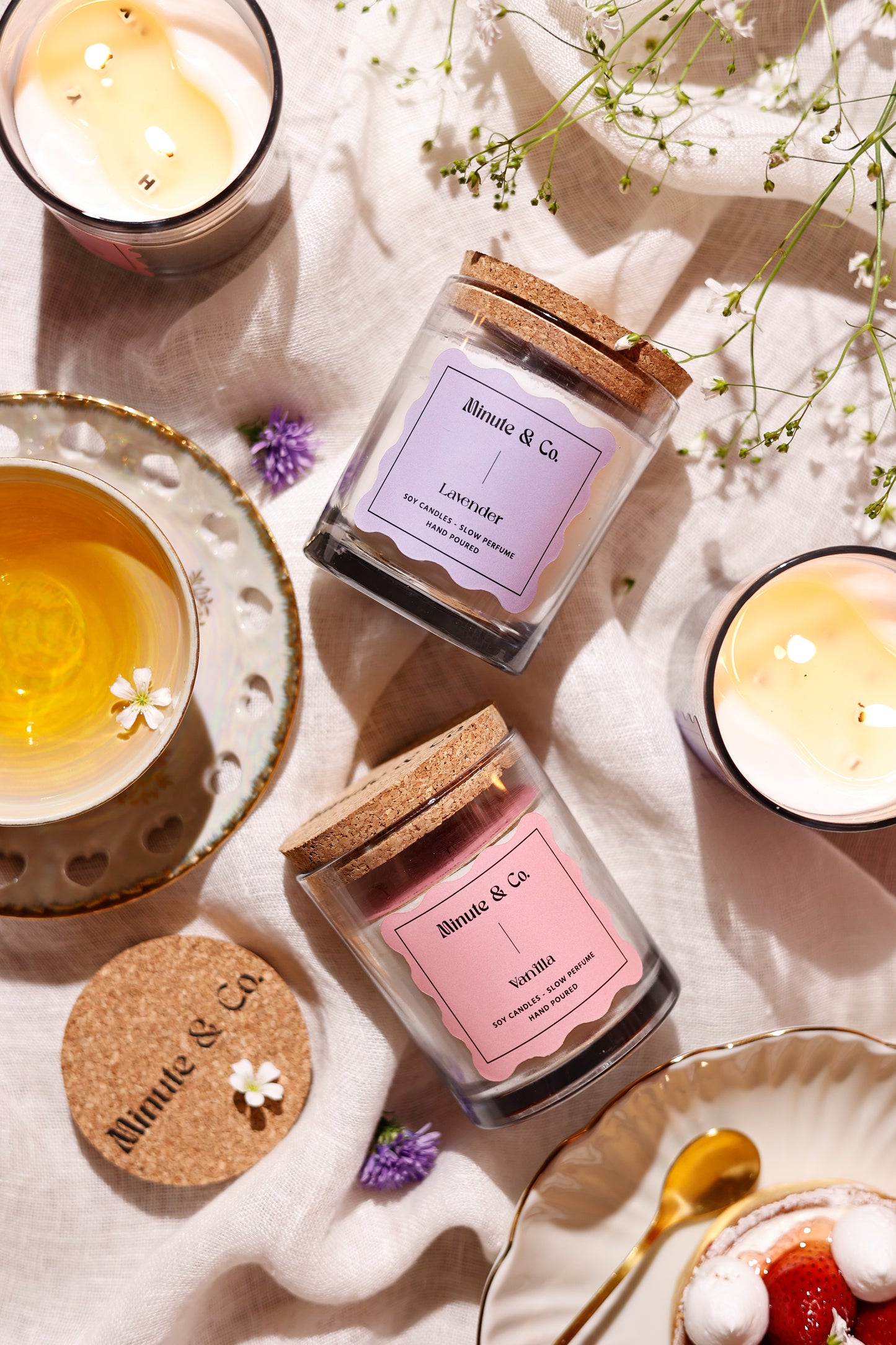 Secret Message Candle | Happy Birthday | Vanilla