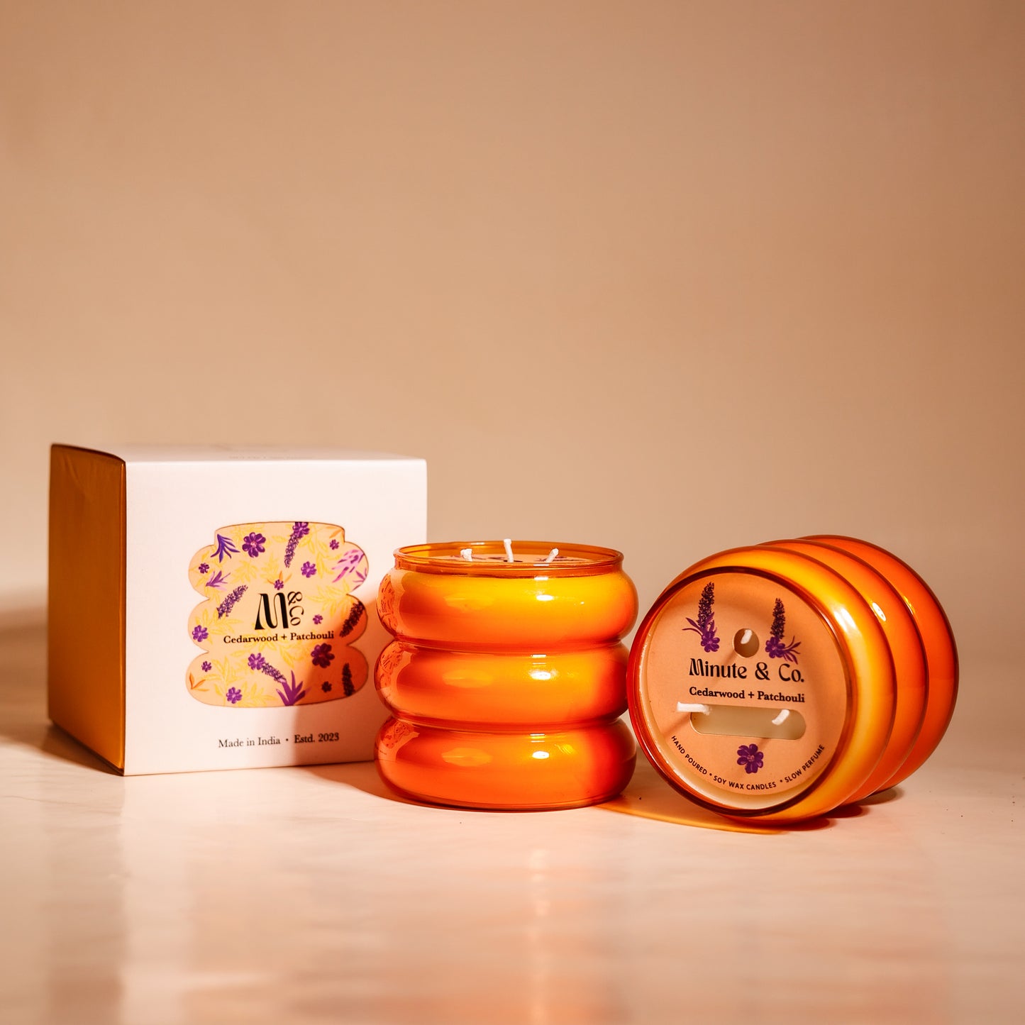 Fleur Candle | Cedarwood + Patchouli