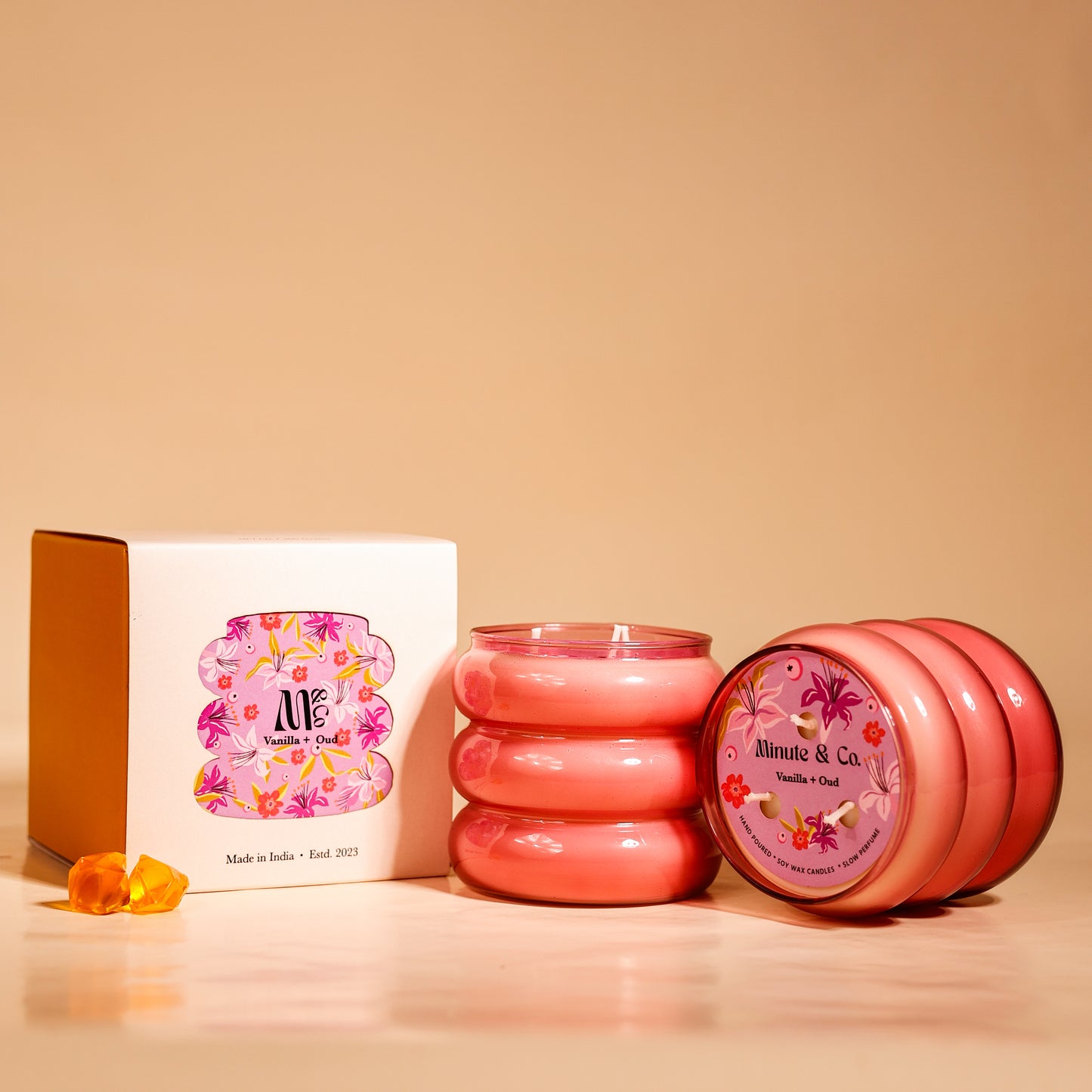 Fleur Candle | Vanilla + Oud