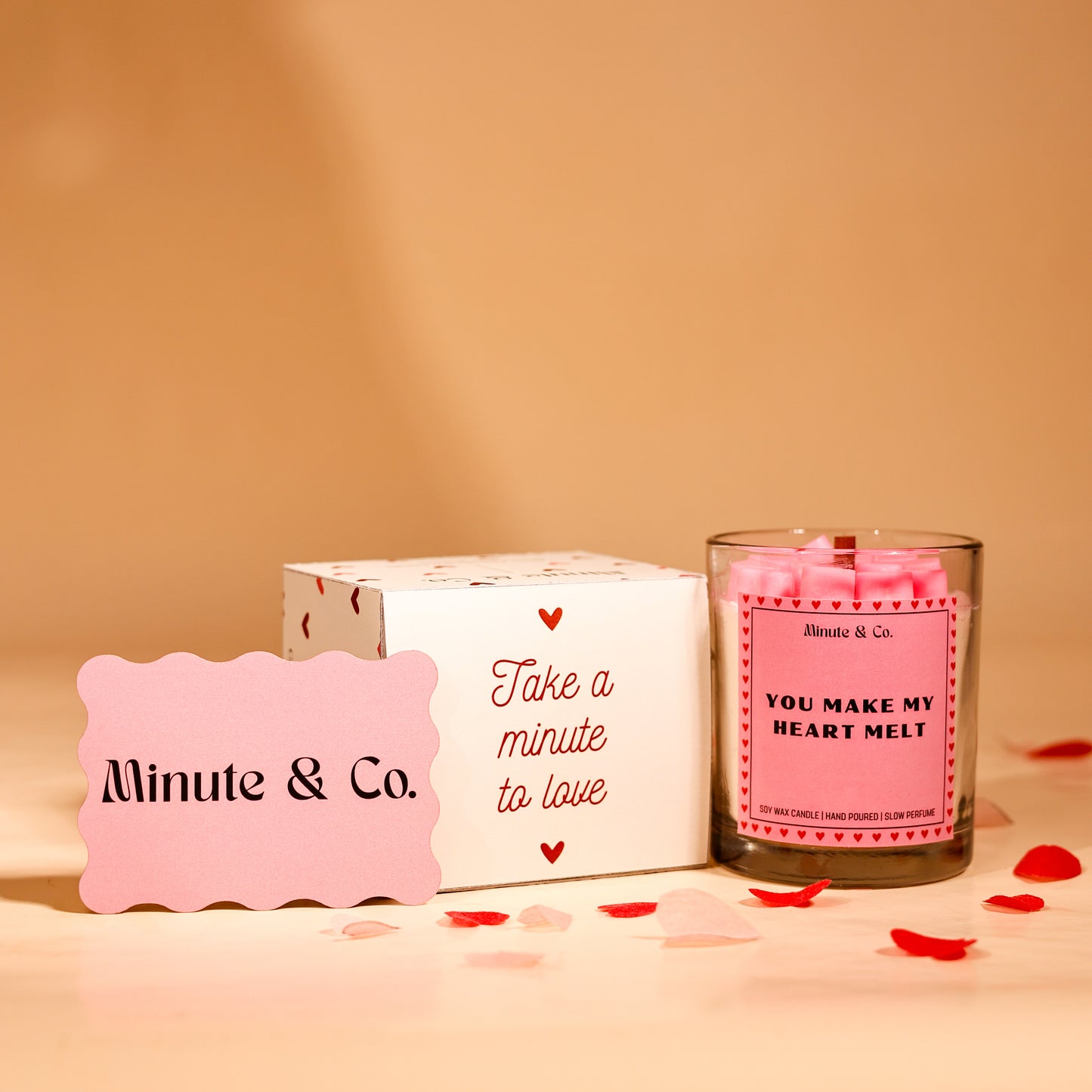 Heart Candle | Water Lily | You make my heart melt