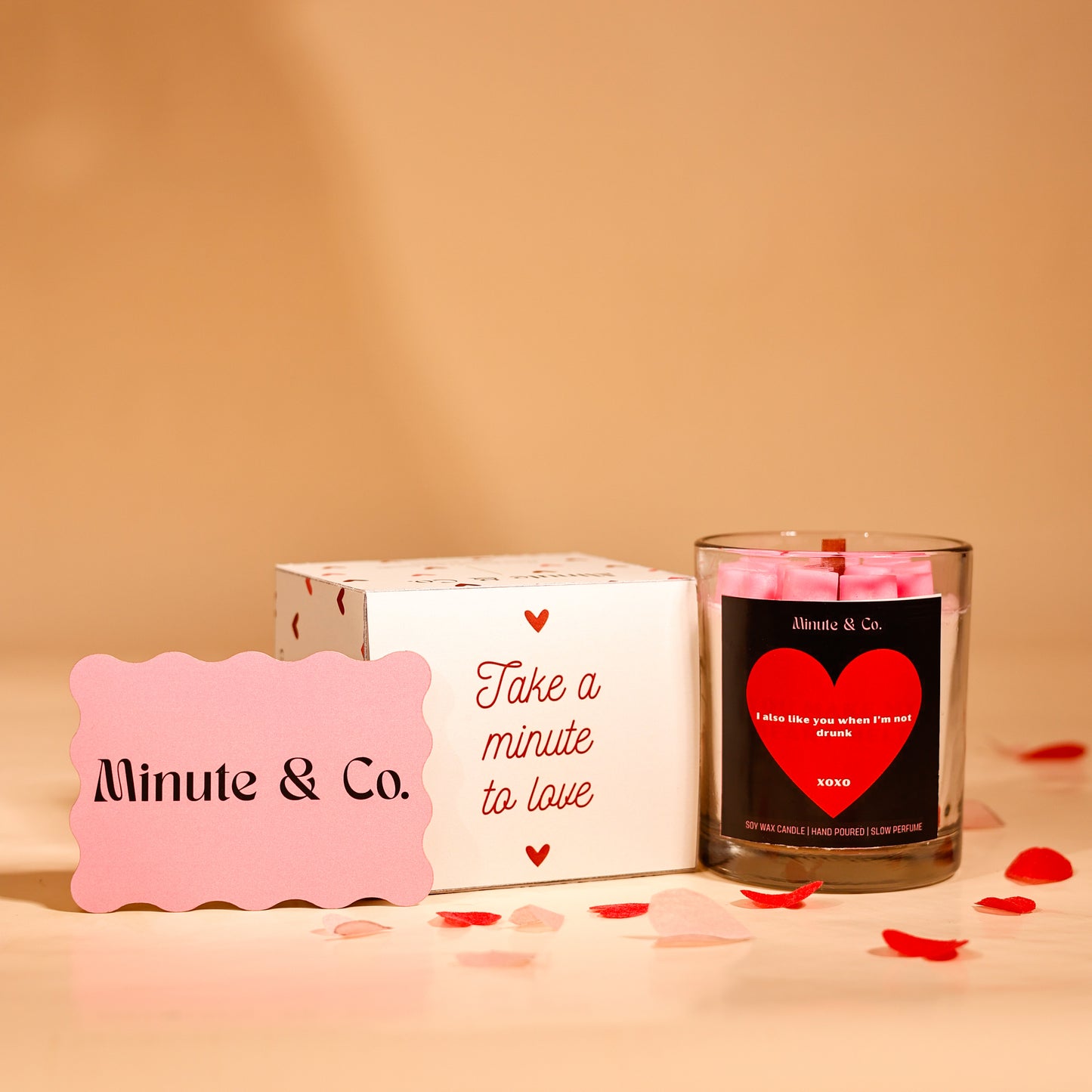 Heart Candle | Water Lily | I also like you when I'm not drunk
