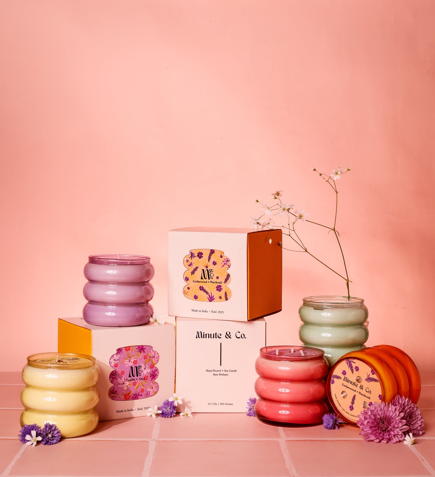 Fleur Candle | Cedarwood + Patchouli