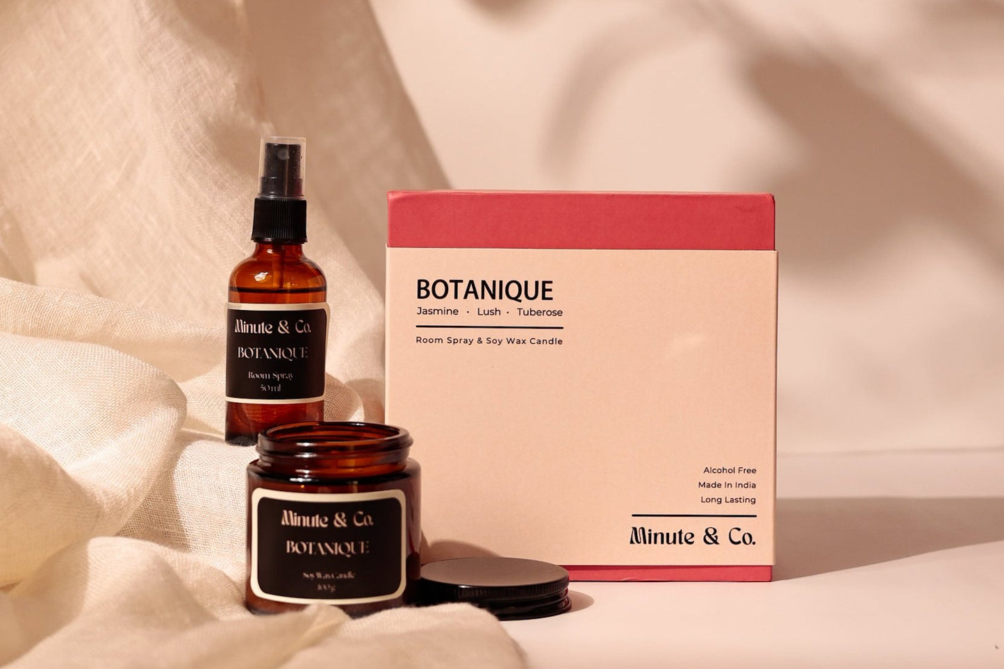 Botanique | Room Spray + Candle Set | Alcohol-Free