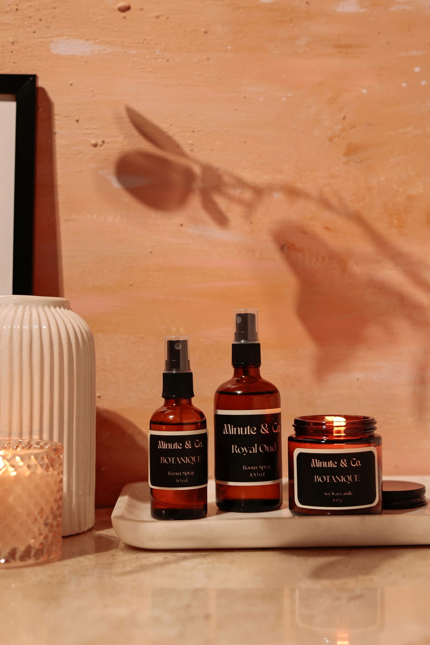 Botanique | Room Spray + Candle Set | Alcohol-Free