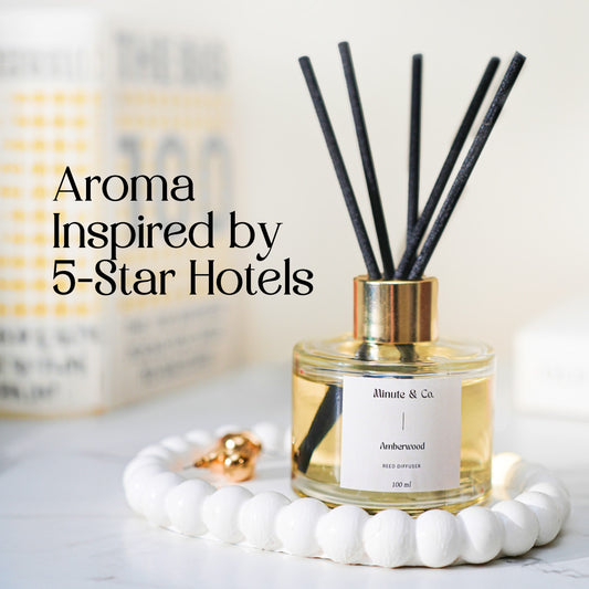 Reed Diffuser Set | Amber Wood | 100 ML