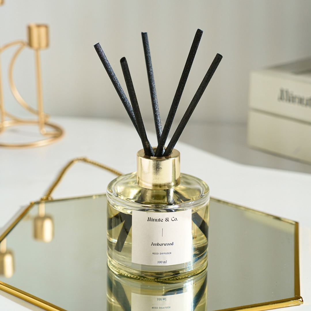 Reed Diffuser Set | Amber Wood | 100 ML
