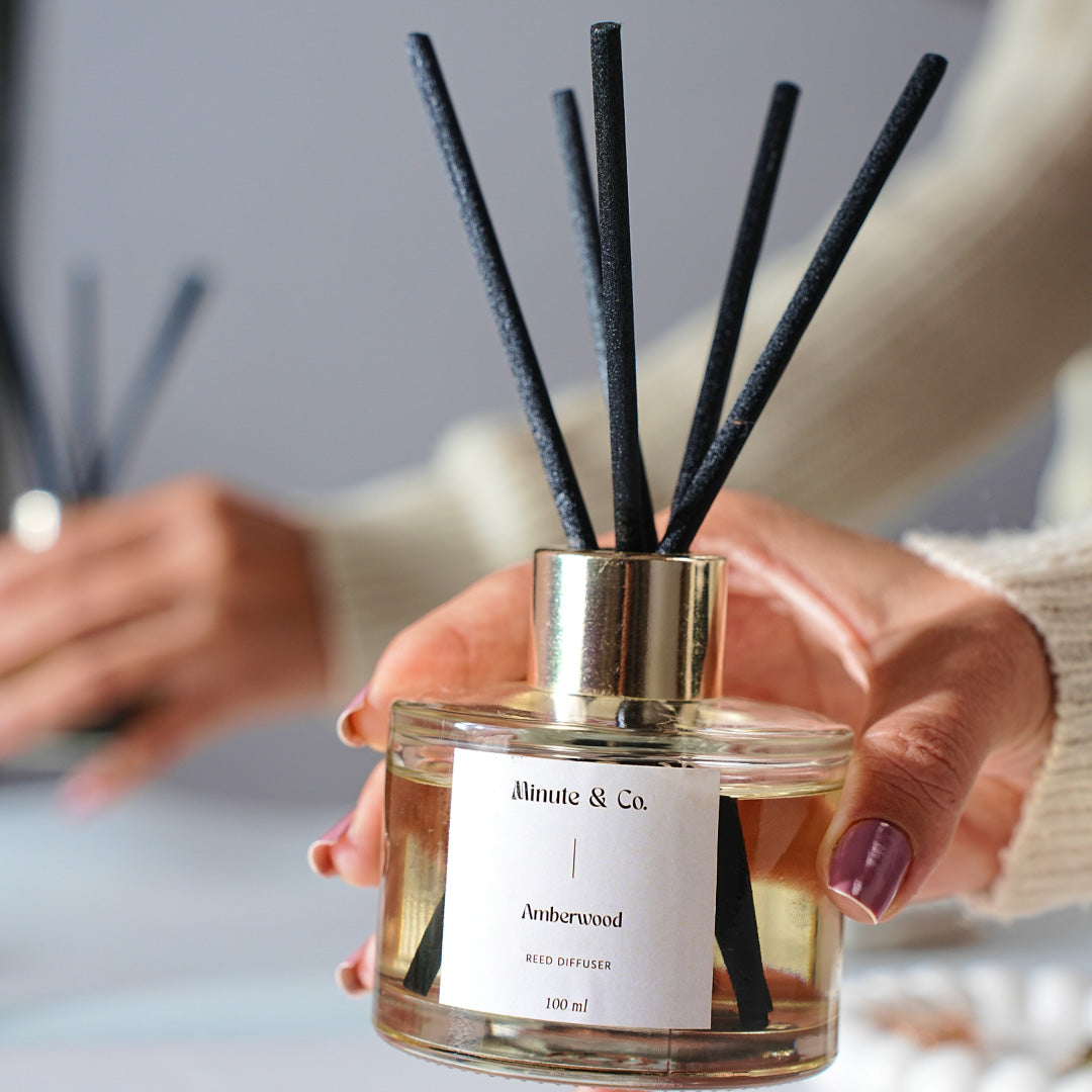 Reed Diffuser Set | Amber Wood | 100 ML