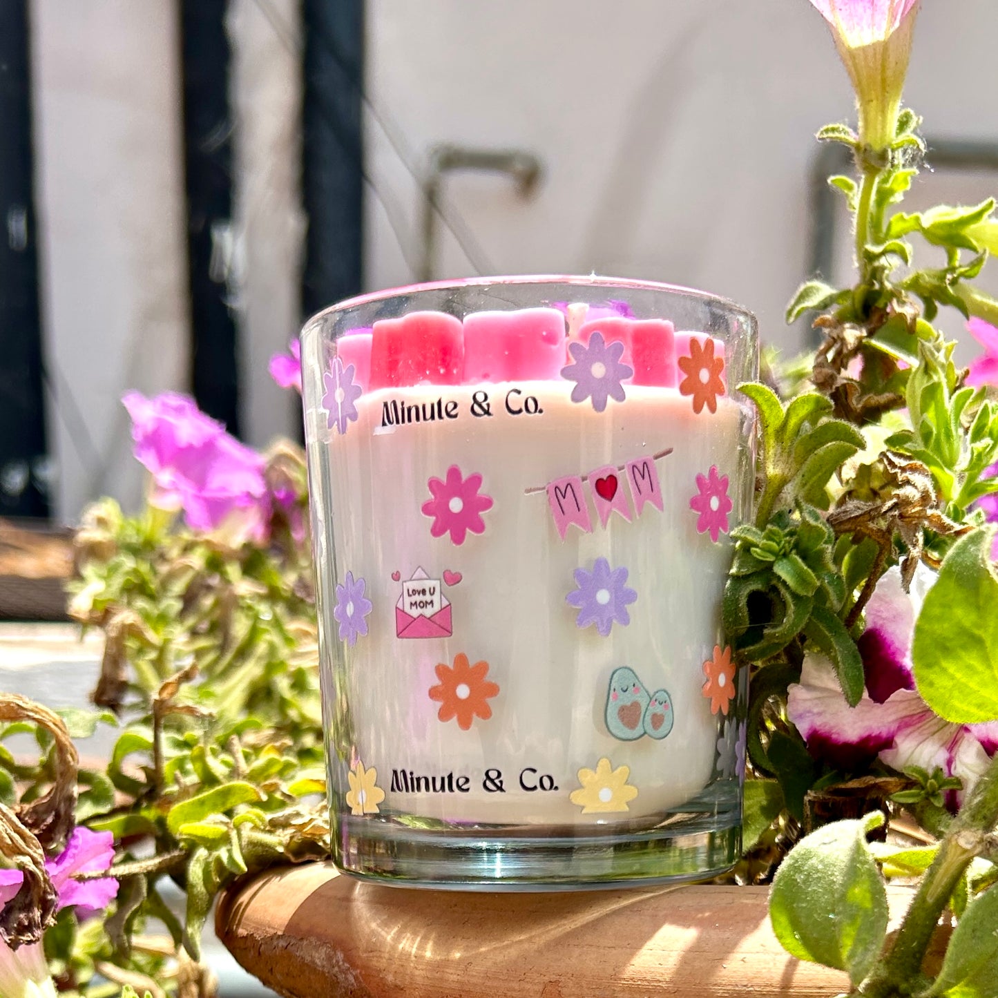 Mother’s Day Heart Candle