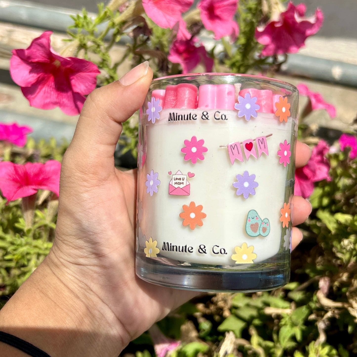 Mother’s Day Heart Candle
