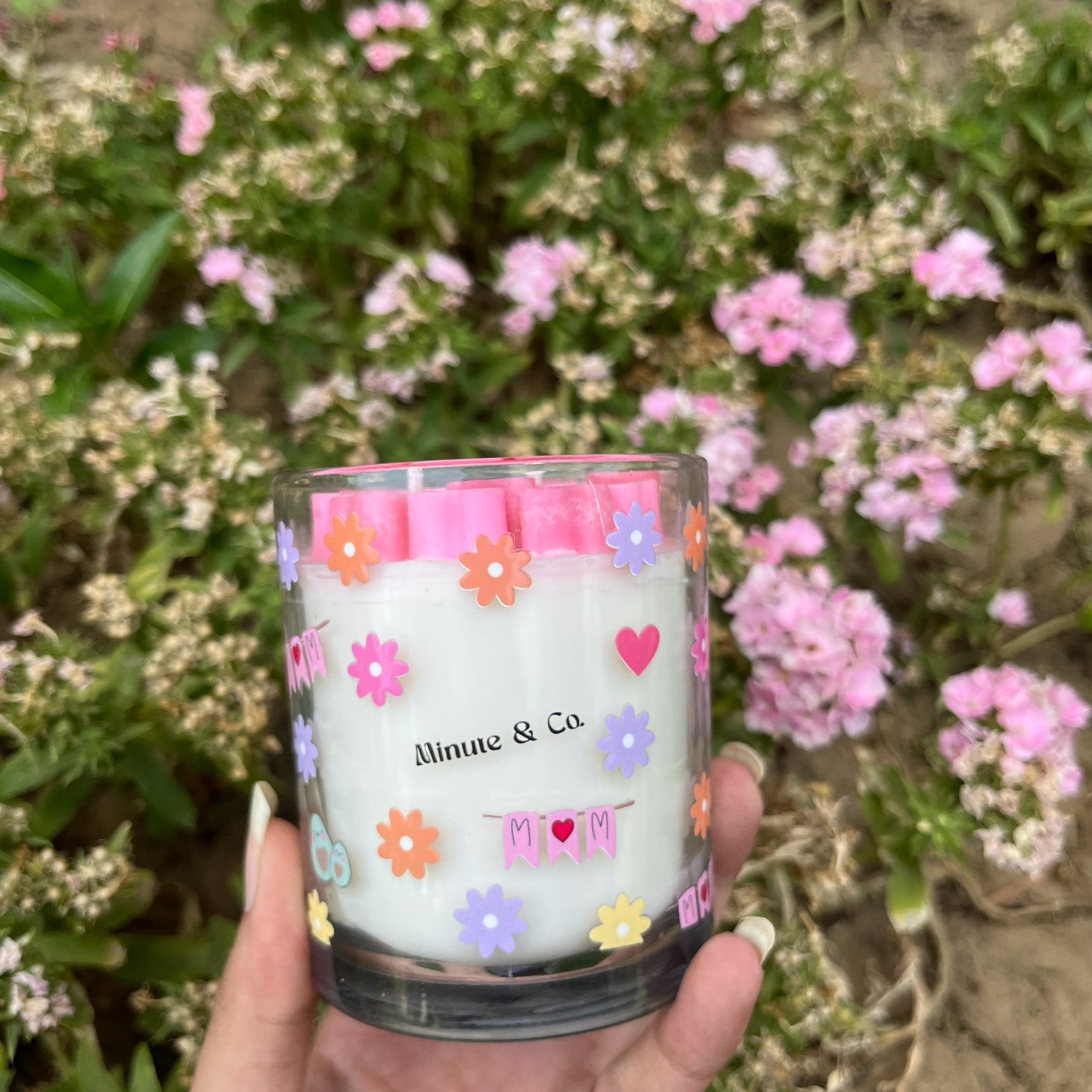 Mother’s Day Heart Candle