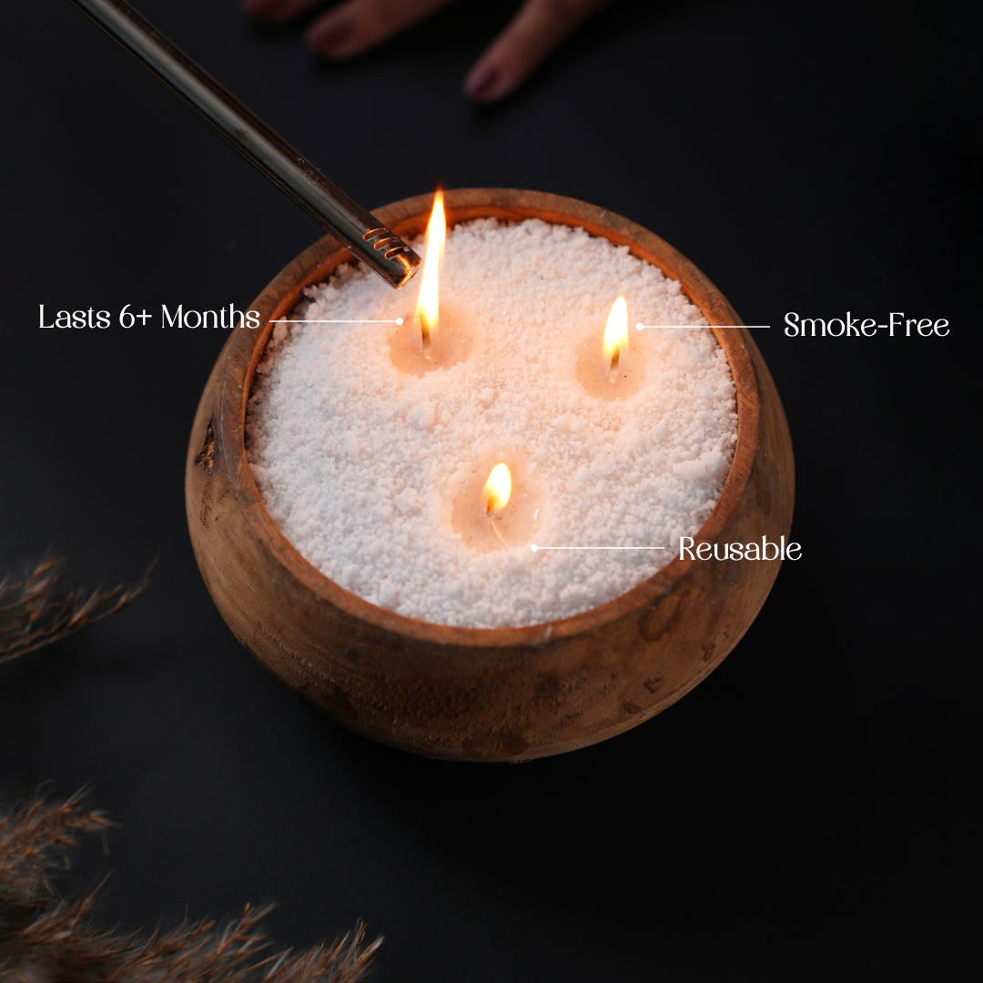 Pearl Wax Candle