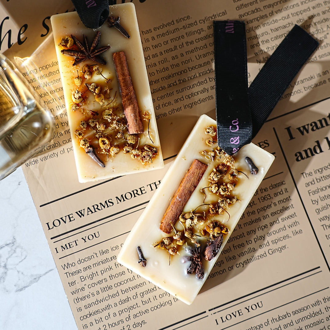 SpiceWhisper | Scented Cinnamon + Clove Wax Bar (Set of 2)