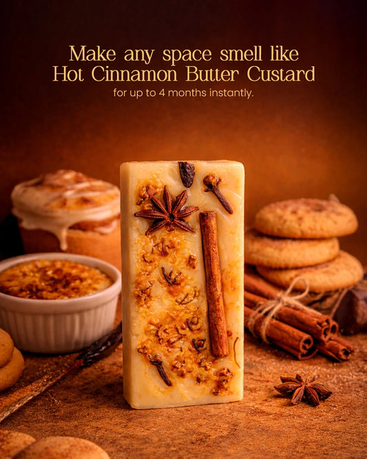 Spice Whisper | Scented Cinnamon Clove Wax Bar(Set of 2)
