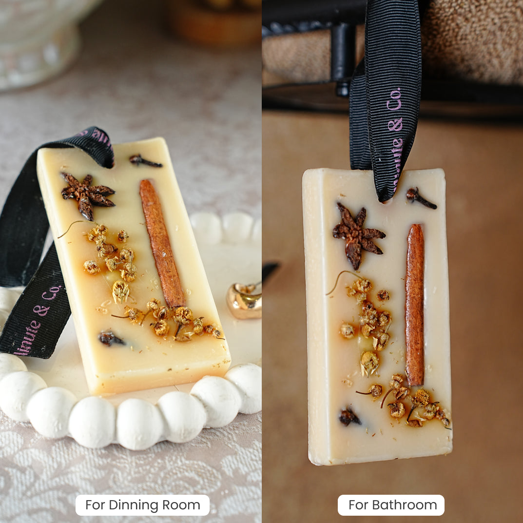 SpiceWhisper | Scented Cinnamon + Clove Wax Bar (Set of 2)