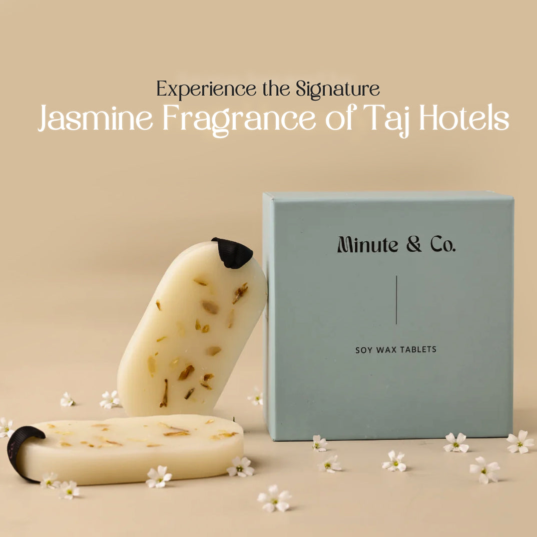 Jasmine | Hand-Poured Soy Wax Tablets (Set of 2)