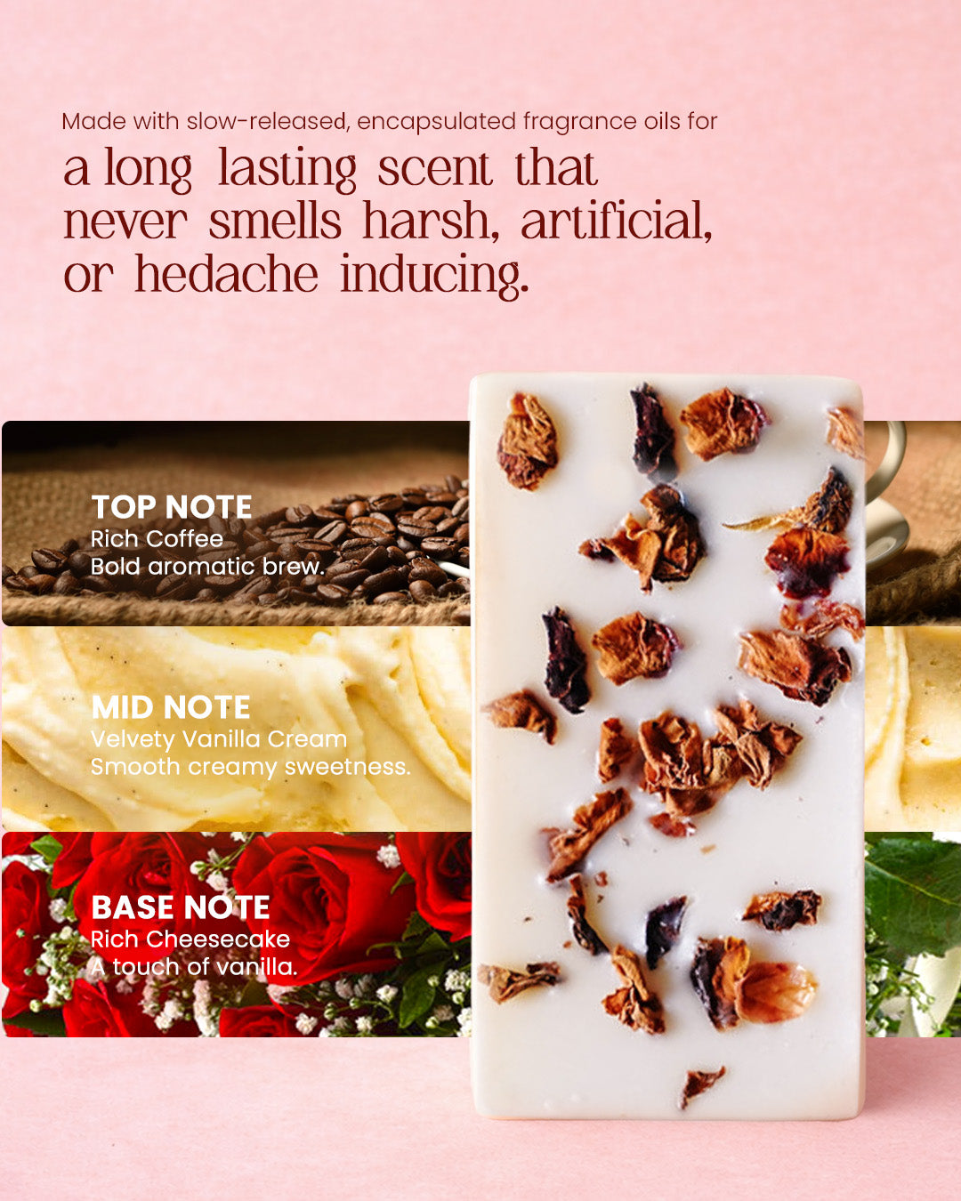 Roséaire | Scented Rose Wax Bar  (Set of 2)