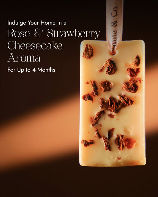 Rose & Strawberry Cheesecake Wax Bar (Set of 2)