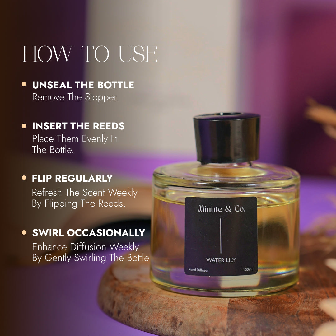 Reed Diffuser Set | Water lily | 100 ML