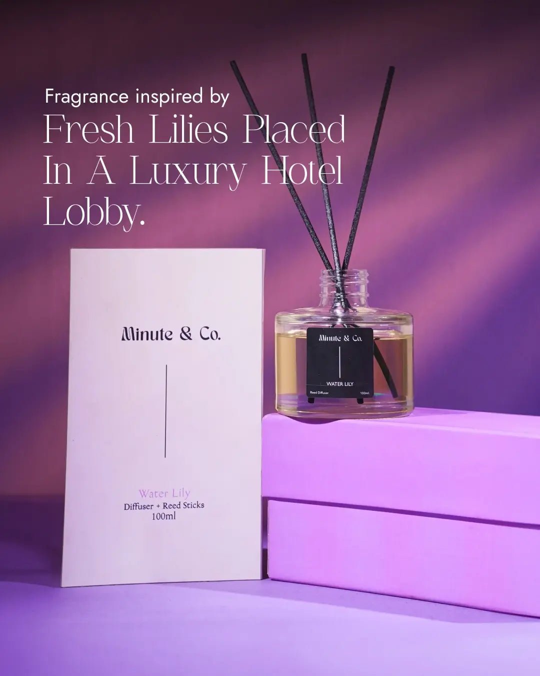 Reed Diffuser Set | Water lily | 100 ML