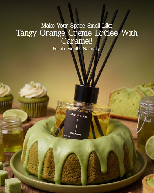 Orange Creme Brûlée | Bergamot Reed Diffuser Set | 100 ML