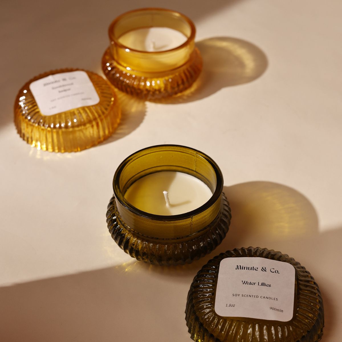 Circolo Candle | Water Lily & Sandalwood + Juniper (set of 2)