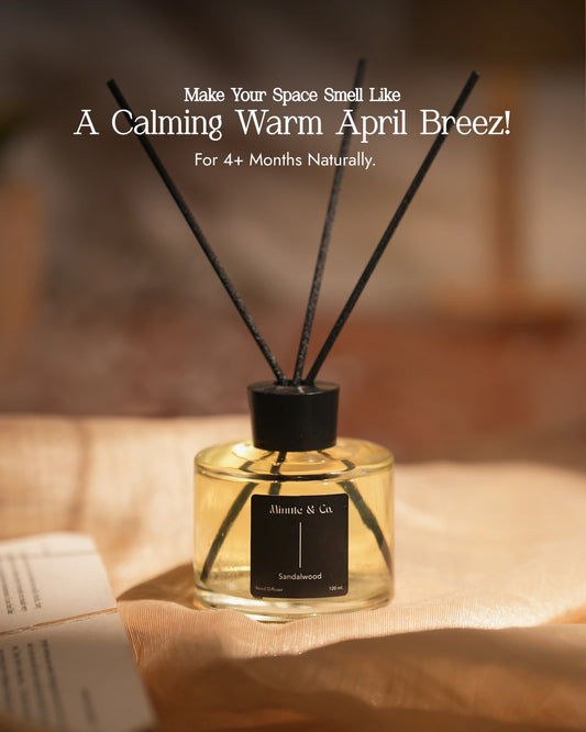 Cardamom Tres Leches | Sandalwood Reed Diffuser Set | 100 ML